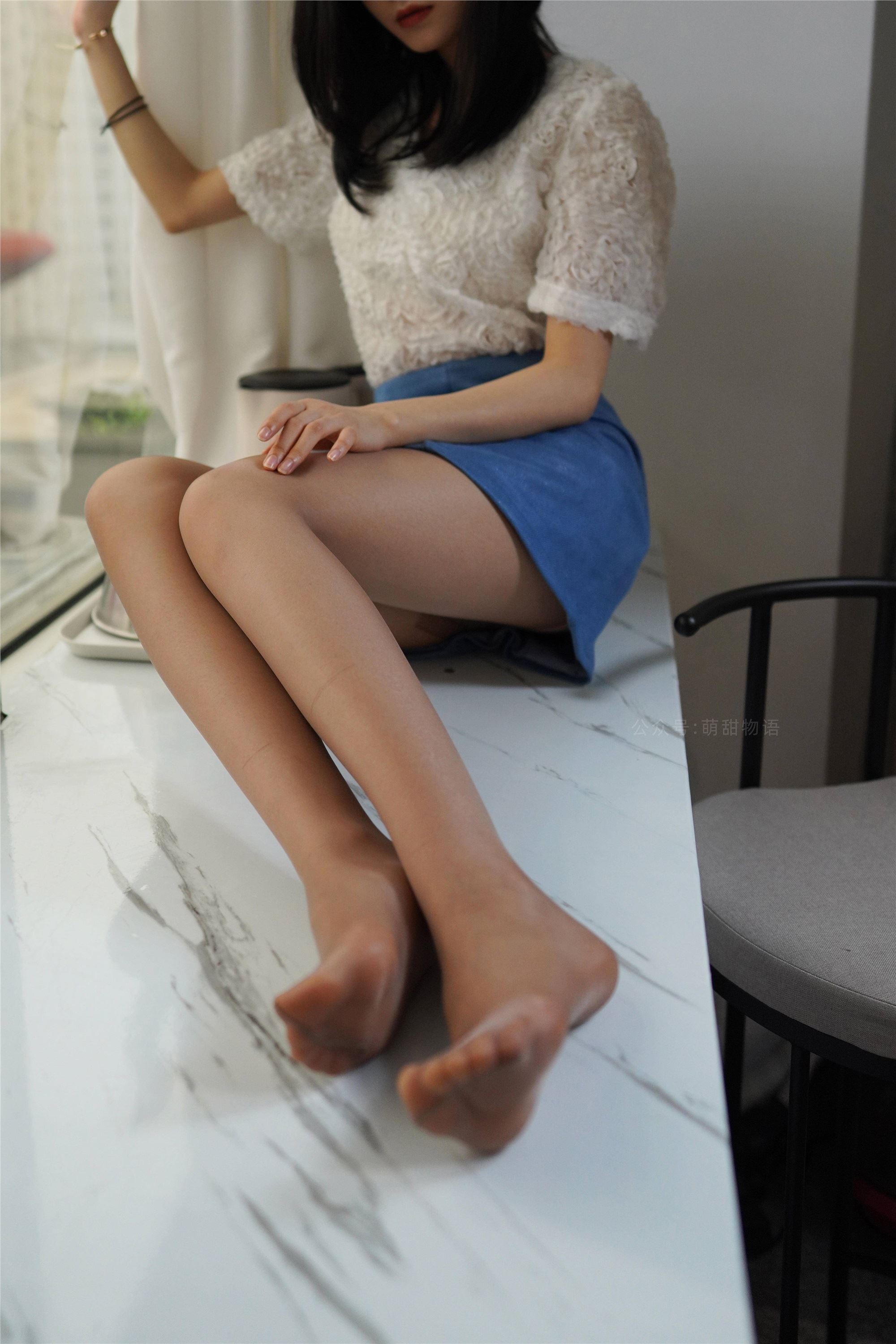 萌甜物语 XM138《蓝裙OL装-腿腿》